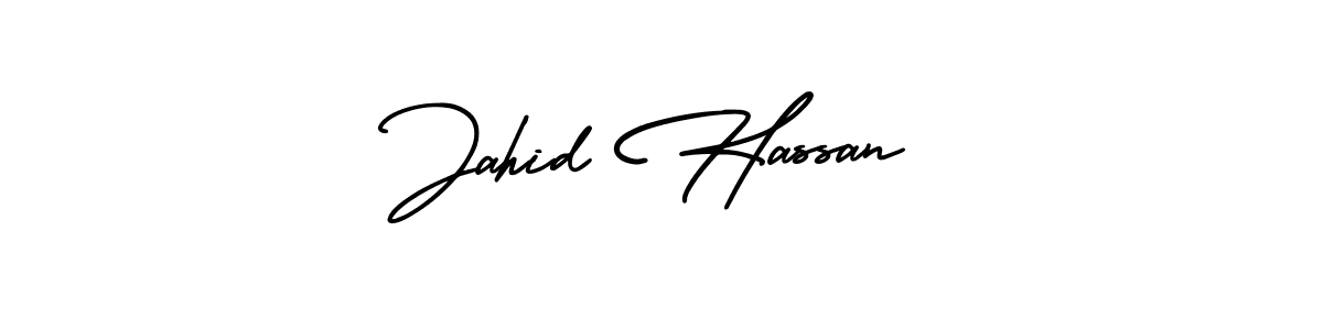 How to make Jahid Hassan signature? AmerikaSignatureDemo-Regular is a professional autograph style. Create handwritten signature for Jahid Hassan name. Jahid Hassan signature style 3 images and pictures png