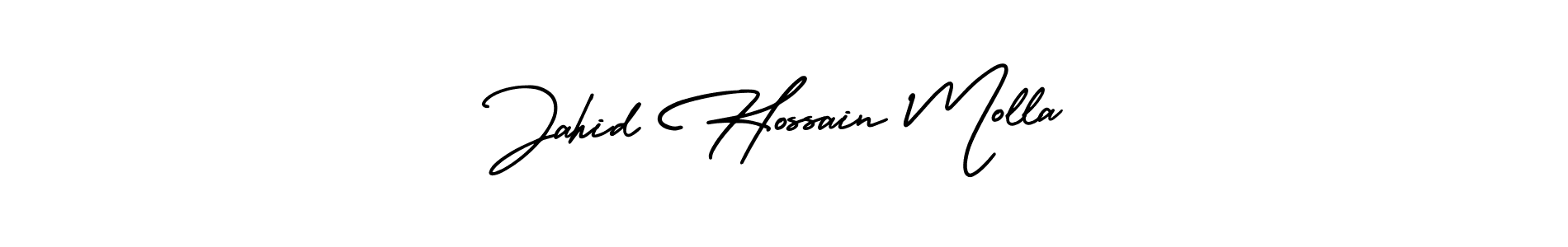 How to make Jahid Hossain Molla name signature. Use AmerikaSignatureDemo-Regular style for creating short signs online. This is the latest handwritten sign. Jahid Hossain Molla signature style 3 images and pictures png