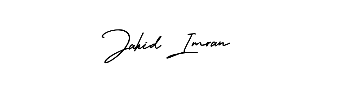 Design your own signature with our free online signature maker. With this signature software, you can create a handwritten (AmerikaSignatureDemo-Regular) signature for name Jahid Imran. Jahid Imran signature style 3 images and pictures png