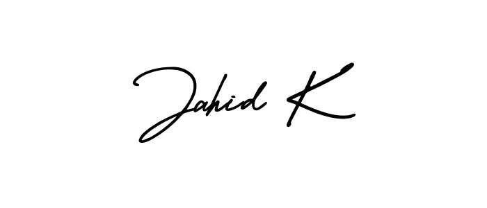 You can use this online signature creator to create a handwritten signature for the name Jahid K. This is the best online autograph maker. Jahid K signature style 3 images and pictures png