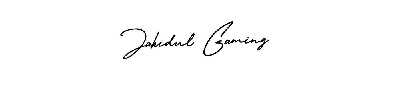 Make a beautiful signature design for name Jahidul Gaming. With this signature (AmerikaSignatureDemo-Regular) style, you can create a handwritten signature for free. Jahidul Gaming signature style 3 images and pictures png