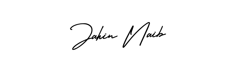 Create a beautiful signature design for name Jahin Naib. With this signature (AmerikaSignatureDemo-Regular) fonts, you can make a handwritten signature for free. Jahin Naib signature style 3 images and pictures png