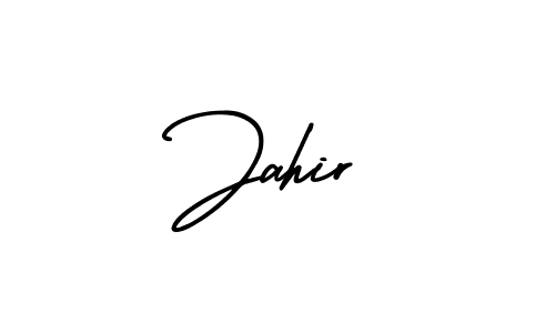 Make a beautiful signature design for name Jahir. With this signature (AmerikaSignatureDemo-Regular) style, you can create a handwritten signature for free. Jahir signature style 3 images and pictures png