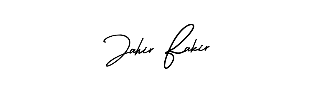 How to make Jahir Fakir signature? AmerikaSignatureDemo-Regular is a professional autograph style. Create handwritten signature for Jahir Fakir name. Jahir Fakir signature style 3 images and pictures png