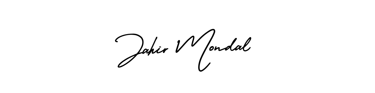 Similarly AmerikaSignatureDemo-Regular is the best handwritten signature design. Signature creator online .You can use it as an online autograph creator for name Jahir Mondal. Jahir Mondal signature style 3 images and pictures png