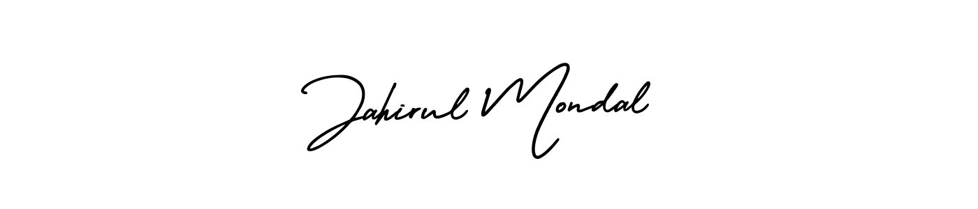 Design your own signature with our free online signature maker. With this signature software, you can create a handwritten (AmerikaSignatureDemo-Regular) signature for name Jahirul Mondal. Jahirul Mondal signature style 3 images and pictures png