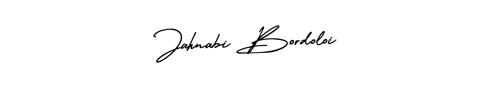 How to make Jahnabi Bordoloi signature? AmerikaSignatureDemo-Regular is a professional autograph style. Create handwritten signature for Jahnabi Bordoloi name. Jahnabi Bordoloi signature style 3 images and pictures png