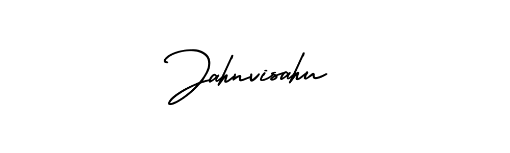 Use a signature maker to create a handwritten signature online. With this signature software, you can design (AmerikaSignatureDemo-Regular) your own signature for name Jahnvisahu. Jahnvisahu signature style 3 images and pictures png