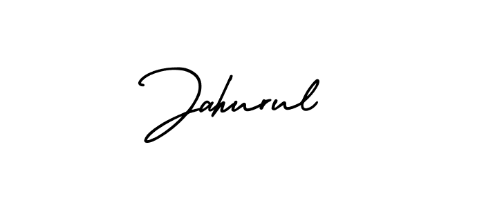 Design your own signature with our free online signature maker. With this signature software, you can create a handwritten (AmerikaSignatureDemo-Regular) signature for name Jahurul. Jahurul signature style 3 images and pictures png