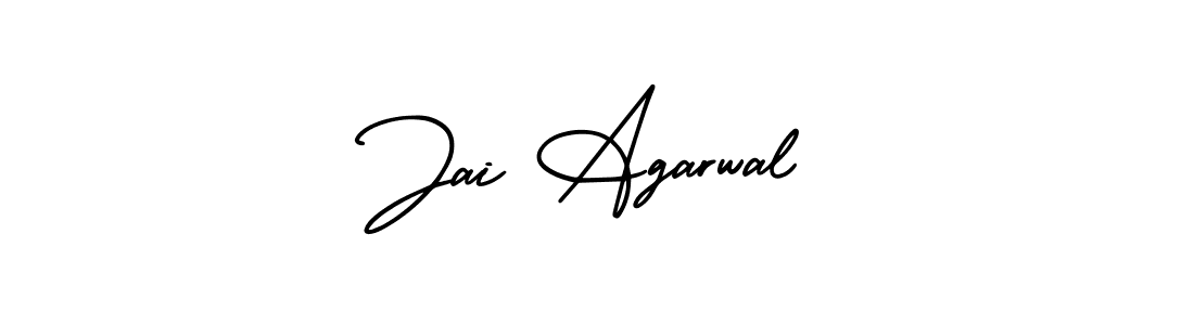 Use a signature maker to create a handwritten signature online. With this signature software, you can design (AmerikaSignatureDemo-Regular) your own signature for name Jai Agarwal. Jai Agarwal signature style 3 images and pictures png