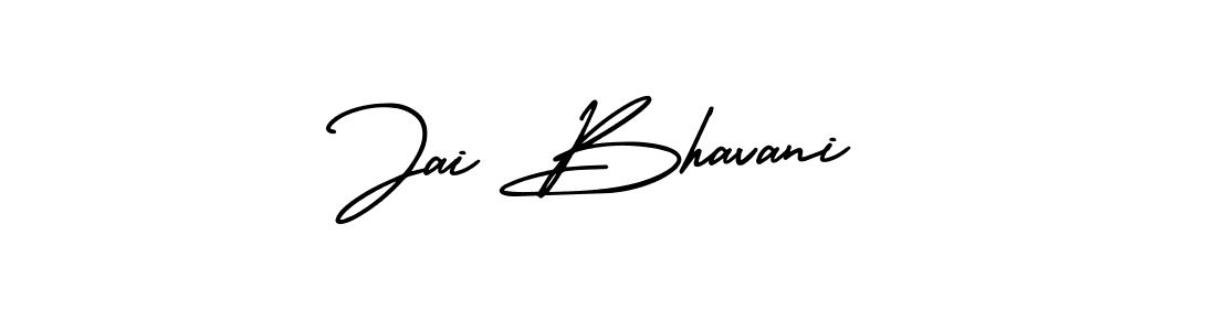 You should practise on your own different ways (AmerikaSignatureDemo-Regular) to write your name (Jai Bhavani) in signature. don't let someone else do it for you. Jai Bhavani signature style 3 images and pictures png