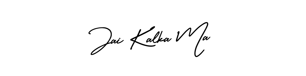It looks lik you need a new signature style for name Jai Kalka Ma. Design unique handwritten (AmerikaSignatureDemo-Regular) signature with our free signature maker in just a few clicks. Jai Kalka Ma signature style 3 images and pictures png