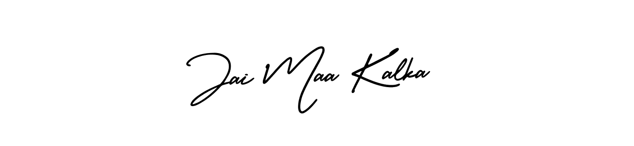 Jai Maa Kalka stylish signature style. Best Handwritten Sign (AmerikaSignatureDemo-Regular) for my name. Handwritten Signature Collection Ideas for my name Jai Maa Kalka. Jai Maa Kalka signature style 3 images and pictures png