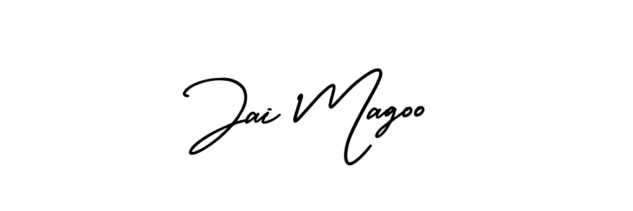 Also we have Jai Magoo name is the best signature style. Create professional handwritten signature collection using AmerikaSignatureDemo-Regular autograph style. Jai Magoo signature style 3 images and pictures png