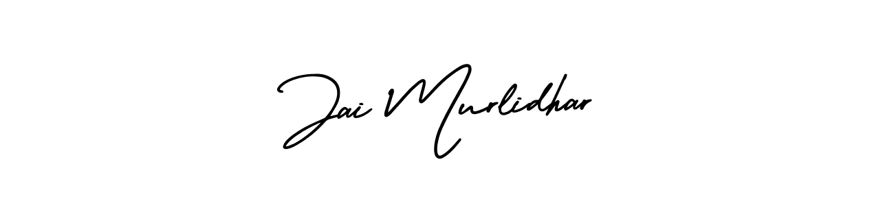 How to make Jai Murlidhar name signature. Use AmerikaSignatureDemo-Regular style for creating short signs online. This is the latest handwritten sign. Jai Murlidhar signature style 3 images and pictures png