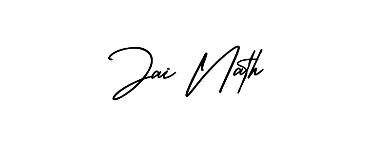 Similarly AmerikaSignatureDemo-Regular is the best handwritten signature design. Signature creator online .You can use it as an online autograph creator for name Jai Nath. Jai Nath signature style 3 images and pictures png