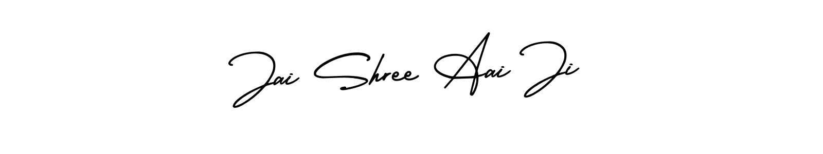 Make a short Jai Shree Aai Ji signature style. Manage your documents anywhere anytime using AmerikaSignatureDemo-Regular. Create and add eSignatures, submit forms, share and send files easily. Jai Shree Aai Ji signature style 3 images and pictures png