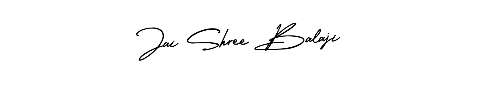 Use a signature maker to create a handwritten signature online. With this signature software, you can design (AmerikaSignatureDemo-Regular) your own signature for name Jai Shree Balaji. Jai Shree Balaji signature style 3 images and pictures png