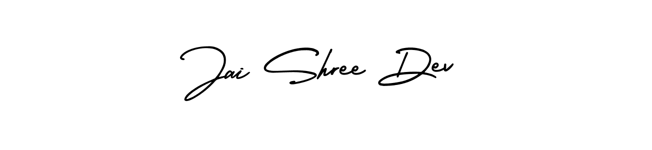 Also You can easily find your signature by using the search form. We will create Jai Shree Dev name handwritten signature images for you free of cost using AmerikaSignatureDemo-Regular sign style. Jai Shree Dev signature style 3 images and pictures png