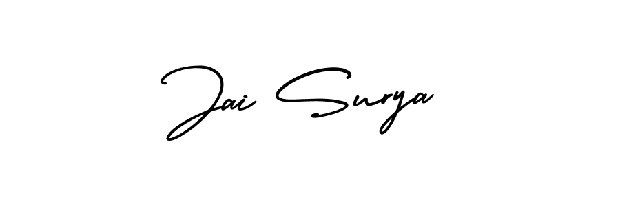 Create a beautiful signature design for name Jai Surya. With this signature (AmerikaSignatureDemo-Regular) fonts, you can make a handwritten signature for free. Jai Surya signature style 3 images and pictures png