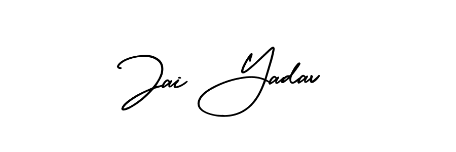 Create a beautiful signature design for name Jai Yadav. With this signature (AmerikaSignatureDemo-Regular) fonts, you can make a handwritten signature for free. Jai Yadav signature style 3 images and pictures png