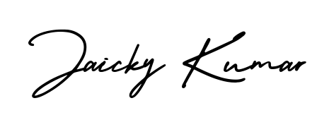 See photos of Jaicky Kumar official signature. Check more albums & portfolios. Read reviews & check more about AmerikaSignatureDemo-Regular font. Jaicky Kumar signature style 3 images and pictures png