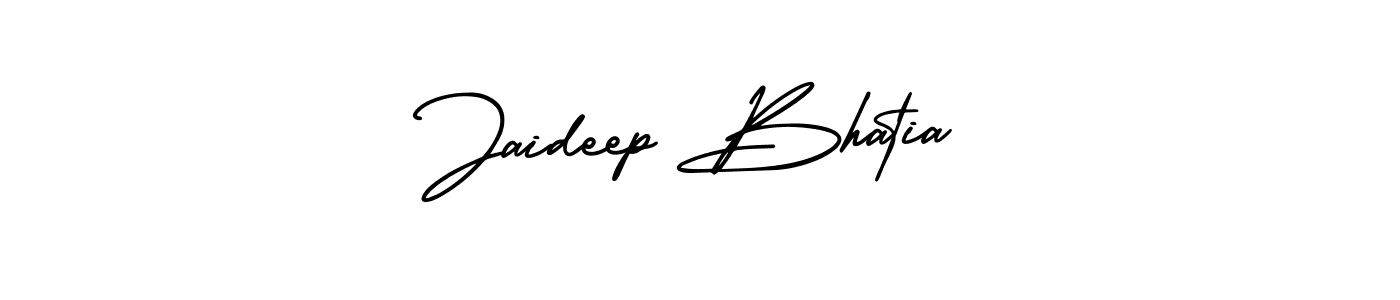 Create a beautiful signature design for name Jaideep Bhatia. With this signature (AmerikaSignatureDemo-Regular) fonts, you can make a handwritten signature for free. Jaideep Bhatia signature style 3 images and pictures png