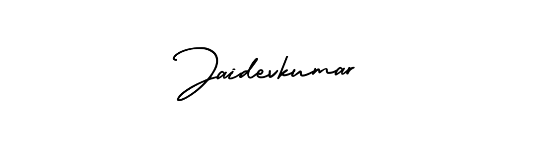 The best way (AmerikaSignatureDemo-Regular) to make a short signature is to pick only two or three words in your name. The name Jaidevkumar include a total of six letters. For converting this name. Jaidevkumar signature style 3 images and pictures png