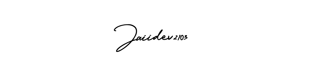 Use a signature maker to create a handwritten signature online. With this signature software, you can design (AmerikaSignatureDemo-Regular) your own signature for name Jaiidev2103  . Jaiidev2103   signature style 3 images and pictures png