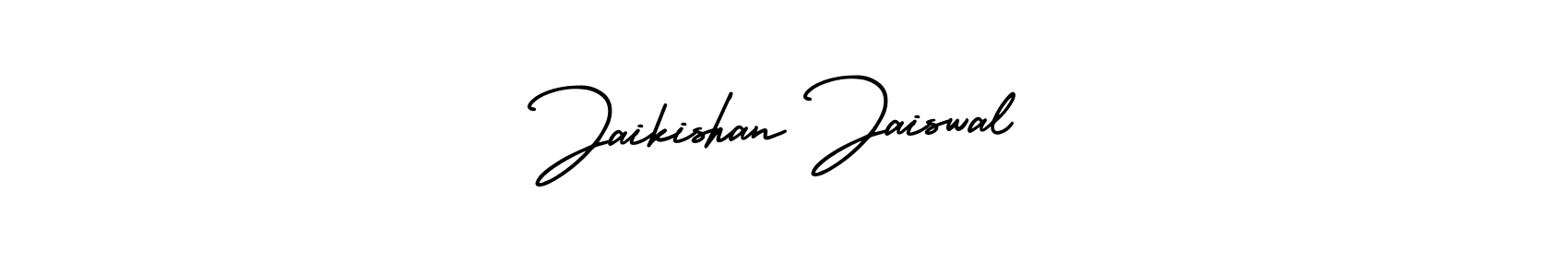 This is the best signature style for the Jaikishan Jaiswal name. Also you like these signature font (AmerikaSignatureDemo-Regular). Mix name signature. Jaikishan Jaiswal signature style 3 images and pictures png