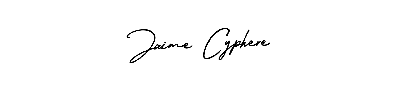 Check out images of Autograph of Jaime Cyphere name. Actor Jaime Cyphere Signature Style. AmerikaSignatureDemo-Regular is a professional sign style online. Jaime Cyphere signature style 3 images and pictures png