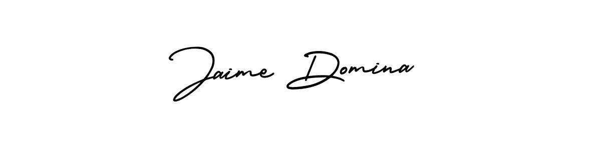 if you are searching for the best signature style for your name Jaime Domina. so please give up your signature search. here we have designed multiple signature styles  using AmerikaSignatureDemo-Regular. Jaime Domina signature style 3 images and pictures png