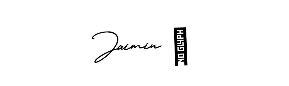 Similarly AmerikaSignatureDemo-Regular is the best handwritten signature design. Signature creator online .You can use it as an online autograph creator for name Jaimin 모. Jaimin 모 signature style 3 images and pictures png