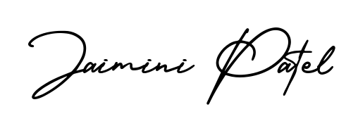 This is the best signature style for the Jaimini Patel name. Also you like these signature font (AmerikaSignatureDemo-Regular). Mix name signature. Jaimini Patel signature style 3 images and pictures png