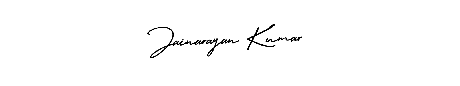 Use a signature maker to create a handwritten signature online. With this signature software, you can design (AmerikaSignatureDemo-Regular) your own signature for name Jainarayan Kumar. Jainarayan Kumar signature style 3 images and pictures png