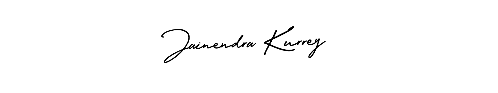 Design your own signature with our free online signature maker. With this signature software, you can create a handwritten (AmerikaSignatureDemo-Regular) signature for name Jainendra Kurrey. Jainendra Kurrey signature style 3 images and pictures png