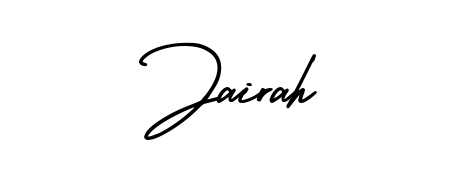 Create a beautiful signature design for name Jairah. With this signature (AmerikaSignatureDemo-Regular) fonts, you can make a handwritten signature for free. Jairah signature style 3 images and pictures png