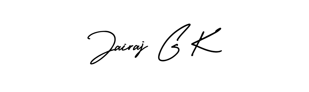 Make a beautiful signature design for name Jairaj G K. Use this online signature maker to create a handwritten signature for free. Jairaj G K signature style 3 images and pictures png