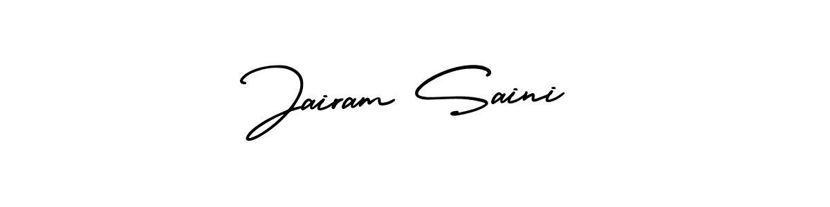 Also You can easily find your signature by using the search form. We will create Jairam Saini name handwritten signature images for you free of cost using AmerikaSignatureDemo-Regular sign style. Jairam Saini signature style 3 images and pictures png