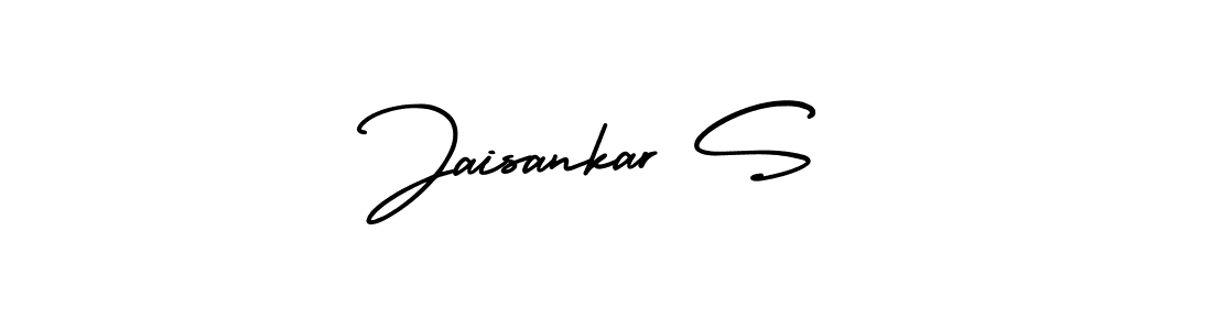 Use a signature maker to create a handwritten signature online. With this signature software, you can design (AmerikaSignatureDemo-Regular) your own signature for name Jaisankar S. Jaisankar S signature style 3 images and pictures png