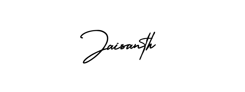AmerikaSignatureDemo-Regular is a professional signature style that is perfect for those who want to add a touch of class to their signature. It is also a great choice for those who want to make their signature more unique. Get Jaisanth name to fancy signature for free. Jaisanth signature style 3 images and pictures png