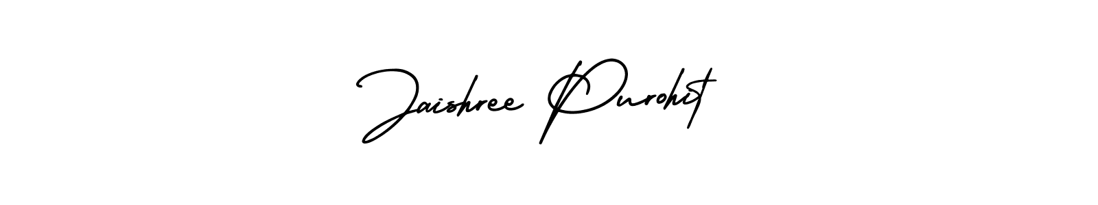 Also You can easily find your signature by using the search form. We will create Jaishree Purohit name handwritten signature images for you free of cost using AmerikaSignatureDemo-Regular sign style. Jaishree Purohit signature style 3 images and pictures png