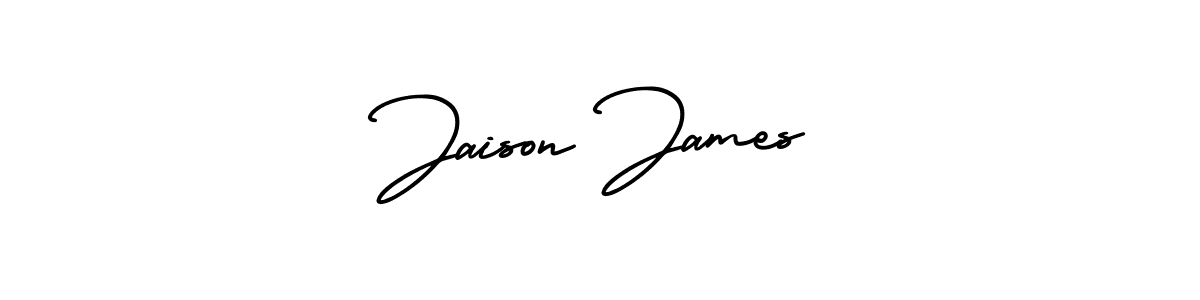 Similarly AmerikaSignatureDemo-Regular is the best handwritten signature design. Signature creator online .You can use it as an online autograph creator for name Jaison James. Jaison James signature style 3 images and pictures png
