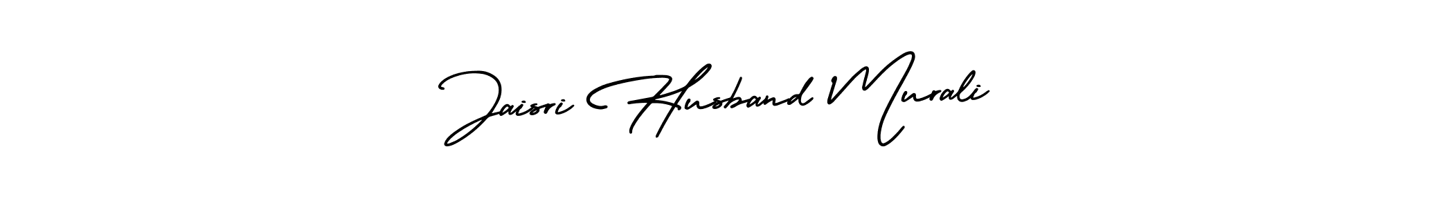 Make a beautiful signature design for name Jaisri Husband Murali. Use this online signature maker to create a handwritten signature for free. Jaisri Husband Murali signature style 3 images and pictures png