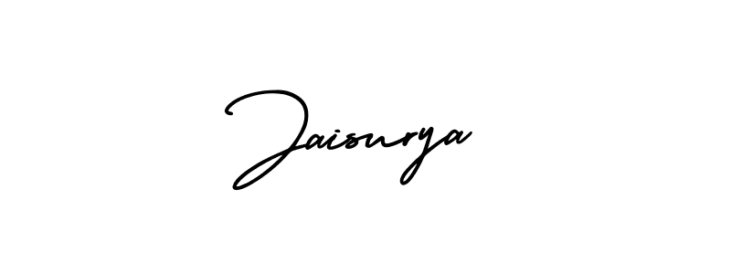 Make a beautiful signature design for name Jaisurya. With this signature (AmerikaSignatureDemo-Regular) style, you can create a handwritten signature for free. Jaisurya signature style 3 images and pictures png