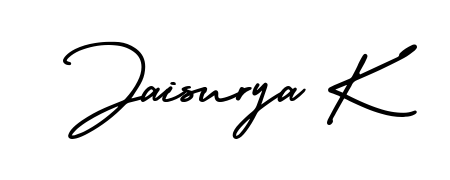 Create a beautiful signature design for name Jaisurya K. With this signature (AmerikaSignatureDemo-Regular) fonts, you can make a handwritten signature for free. Jaisurya K signature style 3 images and pictures png