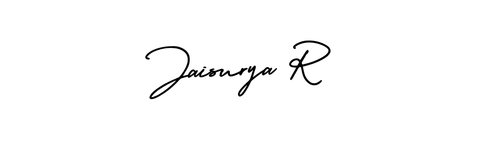 Make a beautiful signature design for name Jaisurya R. Use this online signature maker to create a handwritten signature for free. Jaisurya R signature style 3 images and pictures png