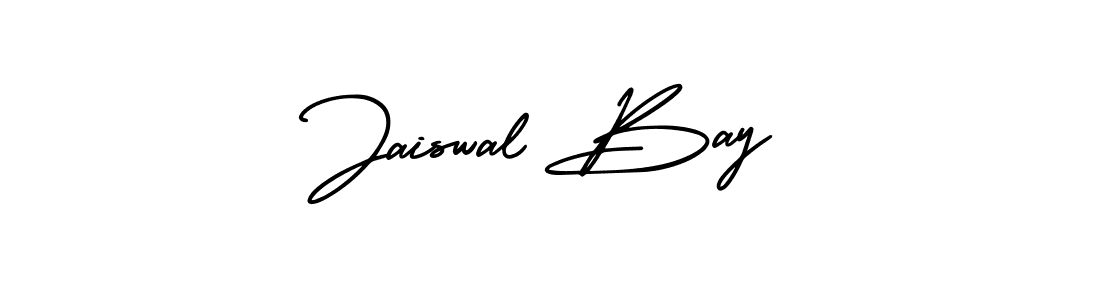 The best way (AmerikaSignatureDemo-Regular) to make a short signature is to pick only two or three words in your name. The name Jaiswal Bay include a total of six letters. For converting this name. Jaiswal Bay signature style 3 images and pictures png