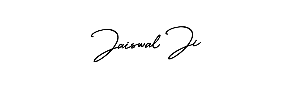 How to make Jaiswal Ji name signature. Use AmerikaSignatureDemo-Regular style for creating short signs online. This is the latest handwritten sign. Jaiswal Ji signature style 3 images and pictures png