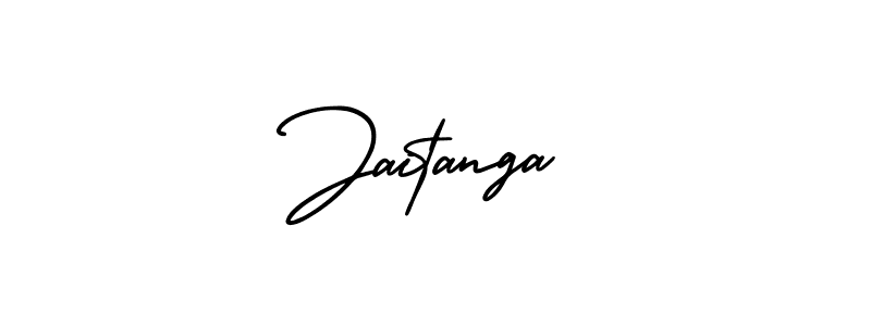 How to make Jaitanga signature? AmerikaSignatureDemo-Regular is a professional autograph style. Create handwritten signature for Jaitanga name. Jaitanga signature style 3 images and pictures png